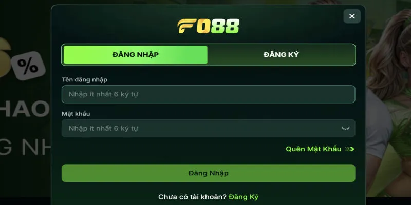 Cách đăng nhập FO88 nhanh chóng, chính xác