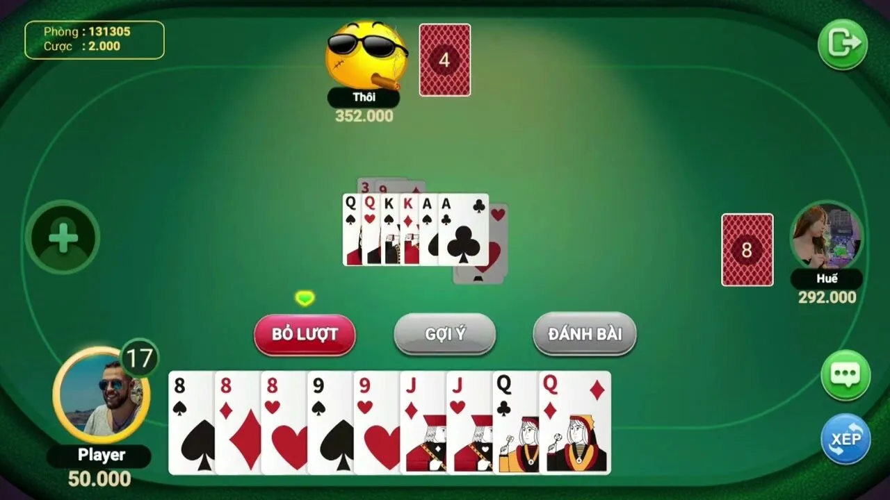 Tiến lên online miền nam được nhiều người yêu thích